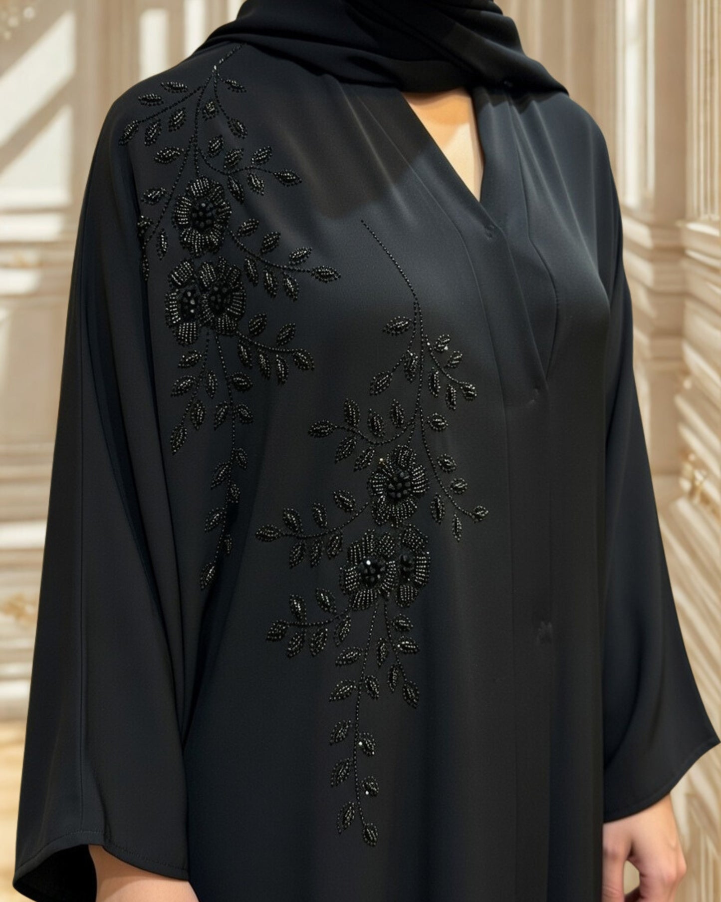 Elysian Stone Abaya