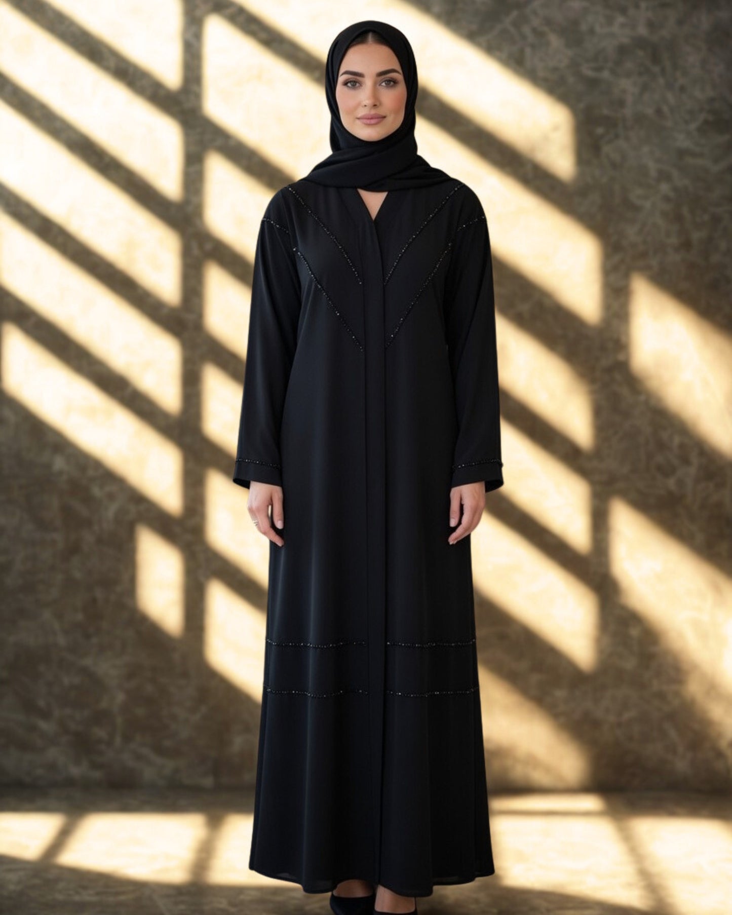 CENTRALSOUQ'S SIGNATURE LOGO ABAYA