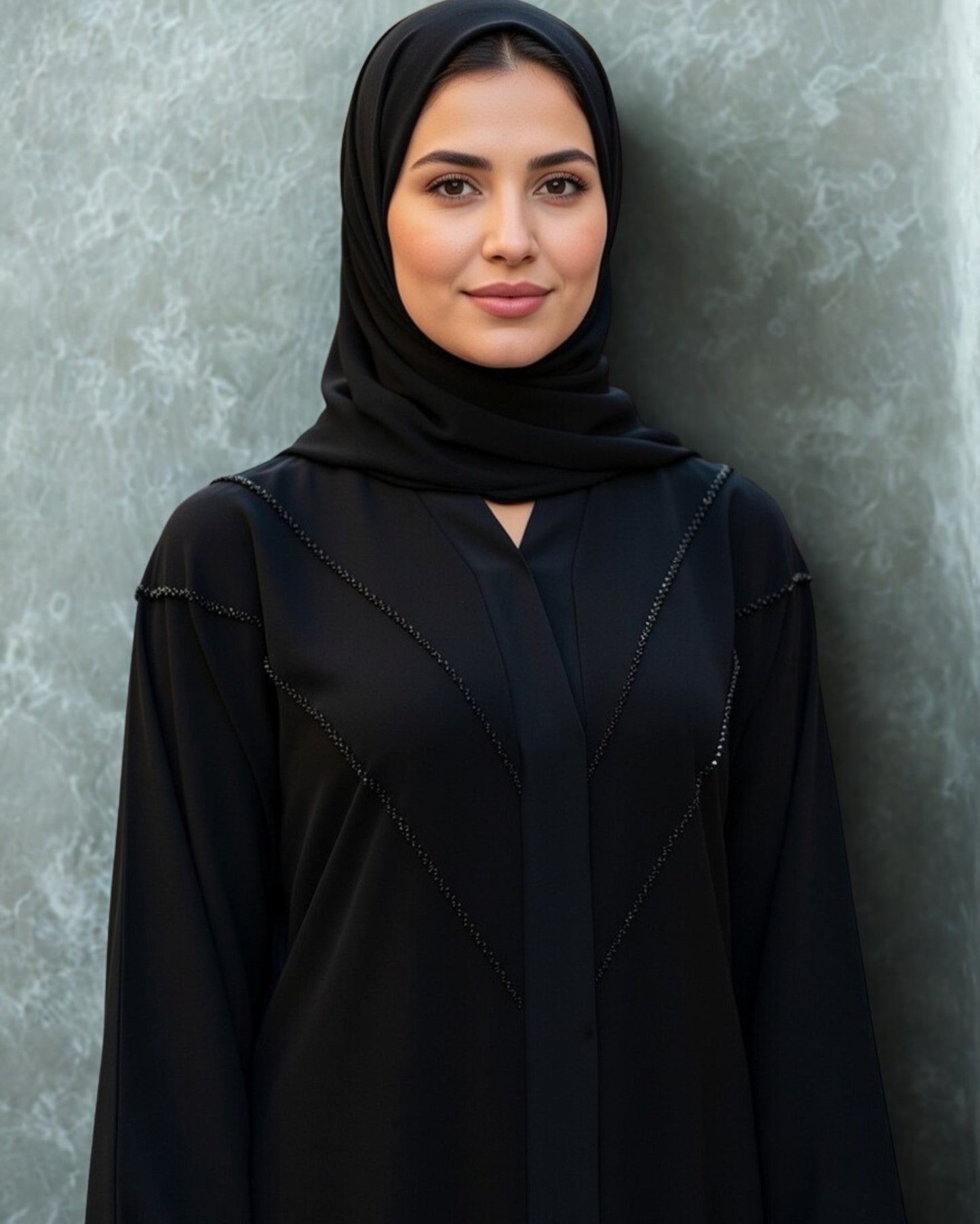 CENTRALSOUQ'S SIGNATURE LOGO ABAYA