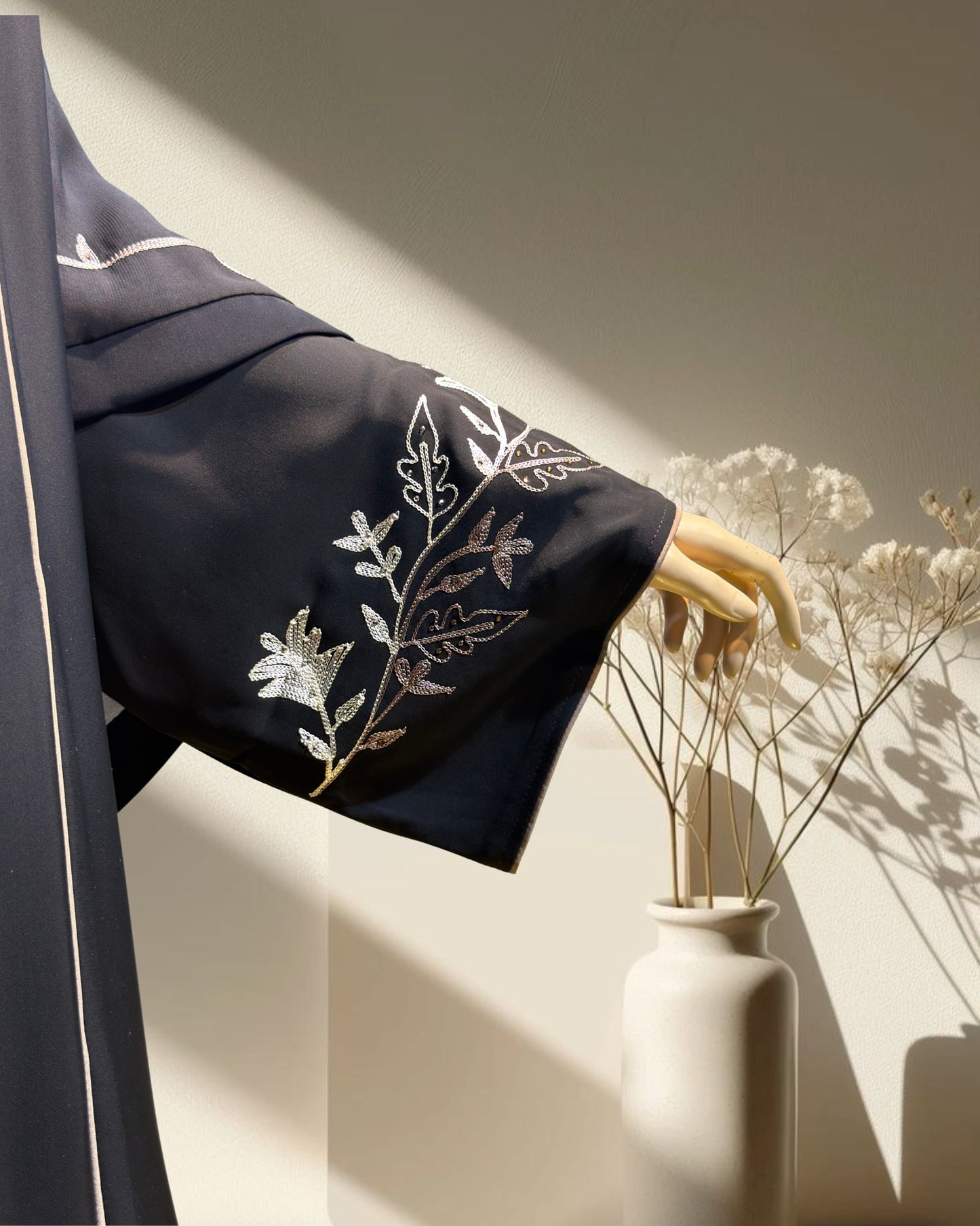 CENTRAL SOUQ'S EMBROIDERY ABAYA