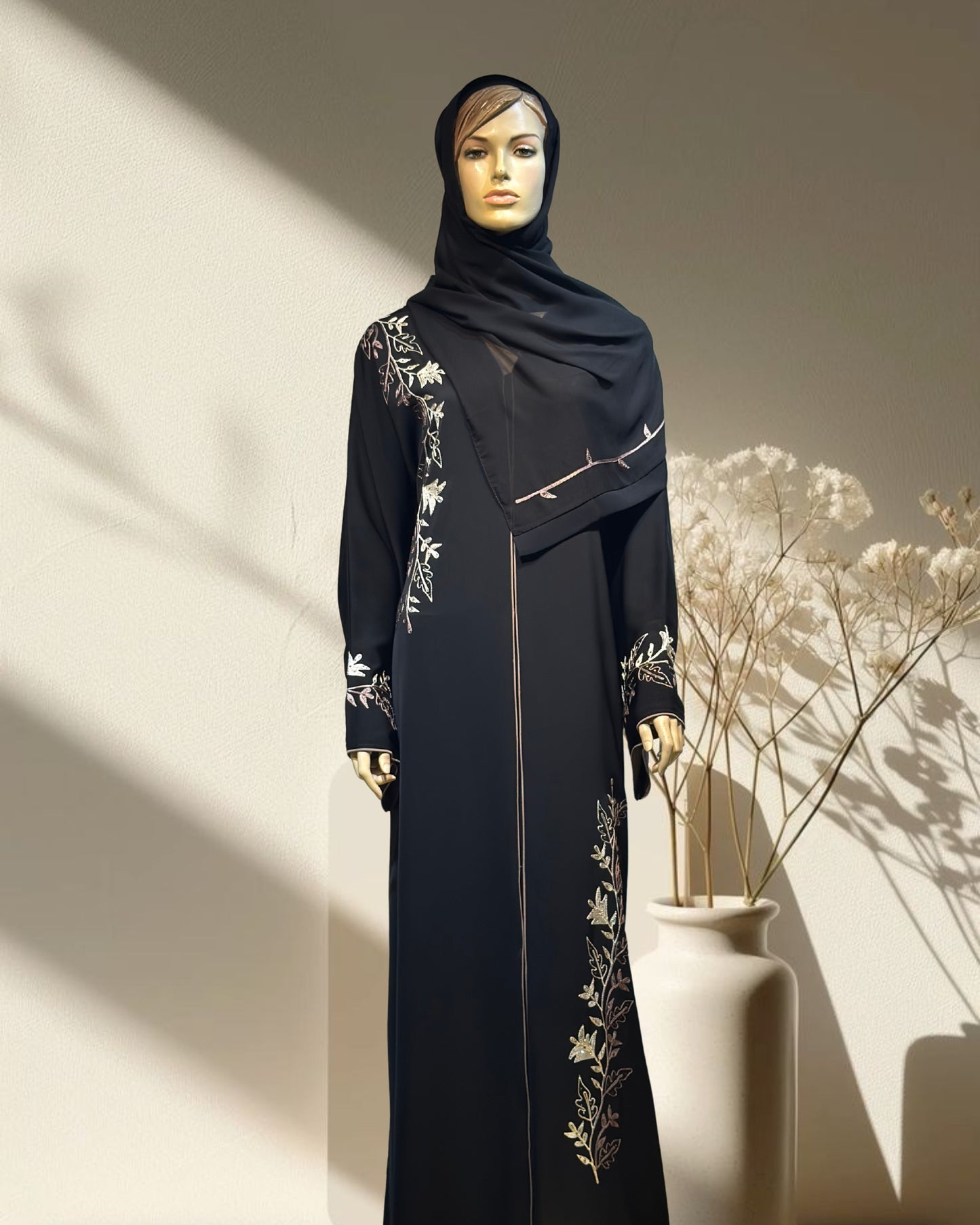 CENTRAL SOUQ'S EMBROIDERY ABAYA