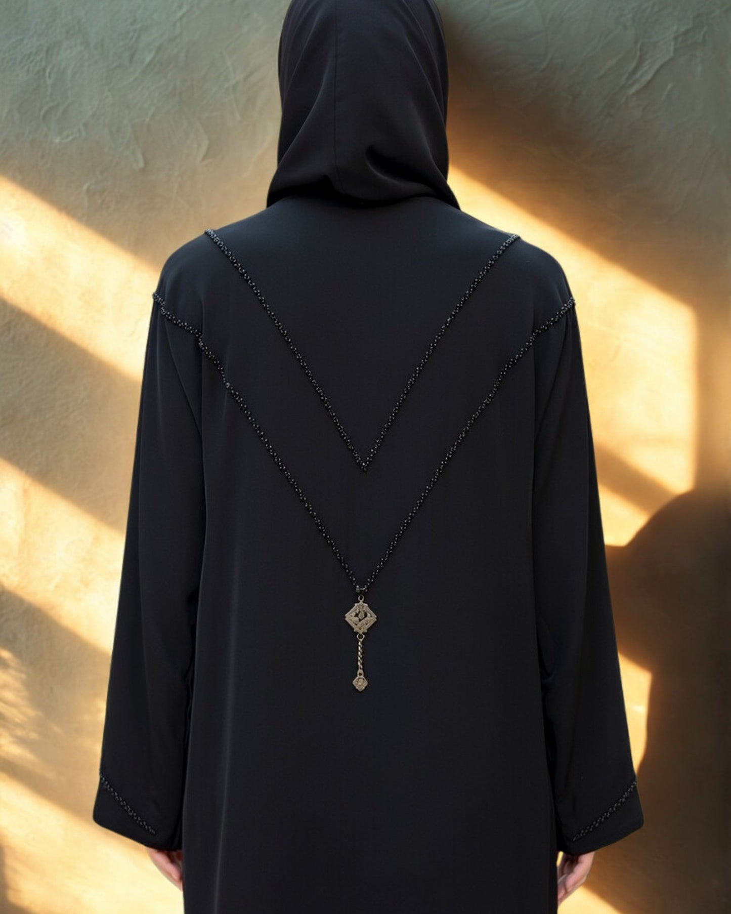 CENTRALSOUQ'S SIGNATURE LOGO ABAYA