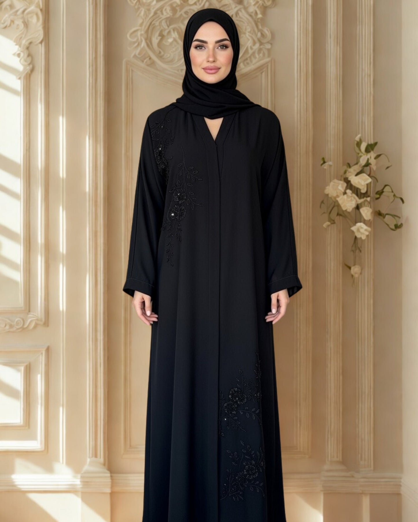Elysian Stone Abaya