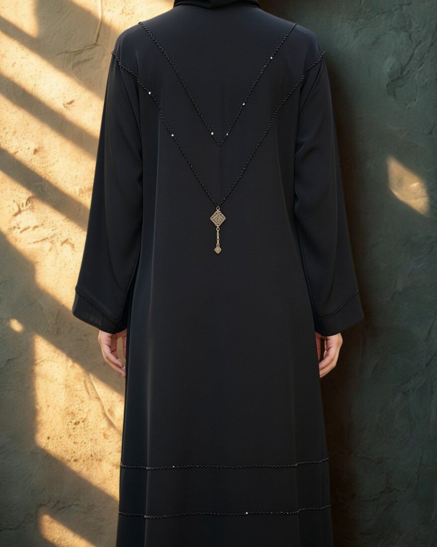 CENTRALSOUQ'S SIGNATURE LOGO ABAYA